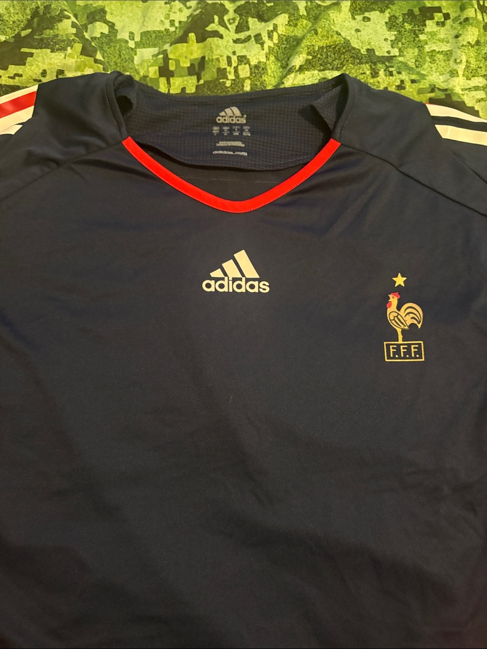 Adidas France National Soccer 2010 Team World Cup Training Jersey - Picture 2 of 5
